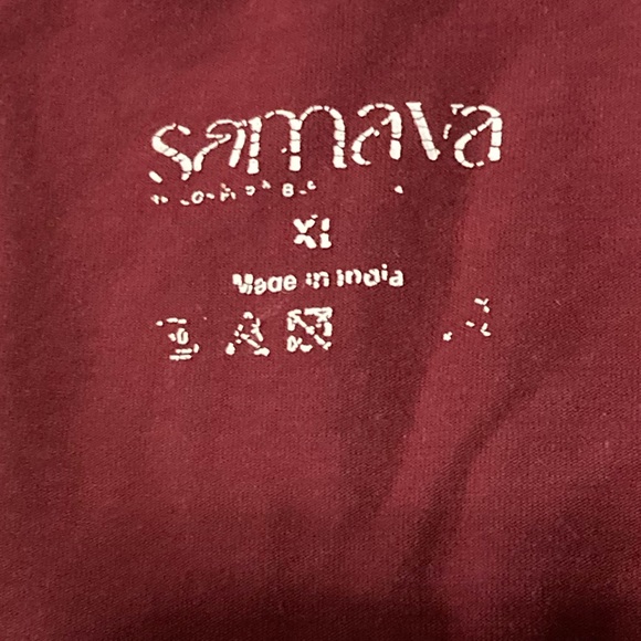 Samaya Maternity breastfeeding dress, Maxi dress, XL, burgundy, India - Picture 6 of 6